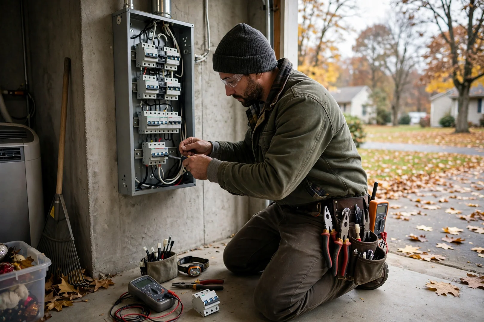 Replaced AFCI breaker seated in panel after nuisance tripping was resolved