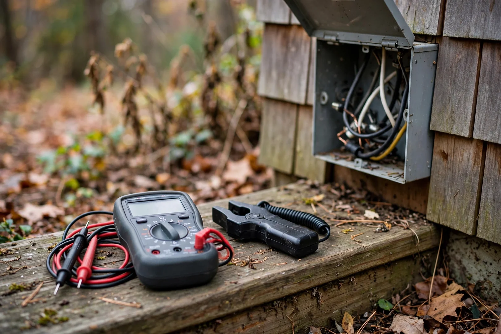 Circuit tracer and multimeter used to verify each new home run before inspection